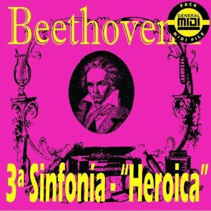 BEETHOVEN I - Pack 4 MIDI FILE - General Midi - Backing Tracks Immediate Download