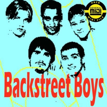 BACKSTREET BOYS - Pack 8 MIDI FILE - General Midi - Backing Tracks Immediate Download