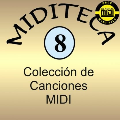 MIDITECA 8 - Pack 10 MIDI FILE - General Midi - Backing Tracks Immediate Download