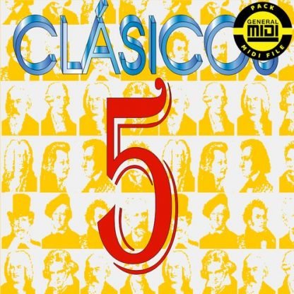 CLÁSICOS 5 - Pack 8 MIDI FILE - General Midi - Backing Tracks Immediate Download