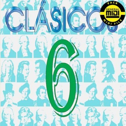 CLÁSICOS 6 - Pack 8 MIDI FILE - General Midi - Backing Tracks Immediate Download