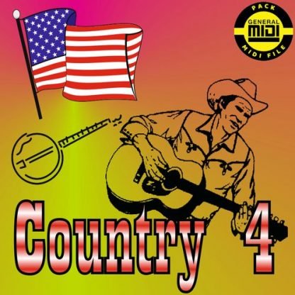 COUNTRY 4 - Pack 10 MIDI FILE - General Midi - Backing Tracks Immediate Download