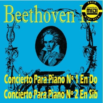 BEETHOVEN III - Pack 6 MIDI FILE - General Midi - Backing Tracks Immediate Download