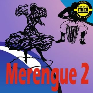 MERENGUE 2 - Pack 8 MIDI FILE - General Midi - Backing Tracks Immediate Download
