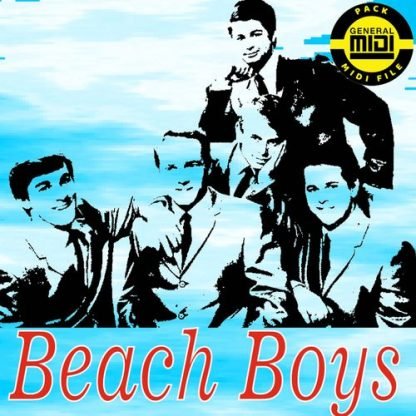 BEACH BOYS - Pack 8 MIDI FILE - General Midi - Backing Tracks Immediate Download